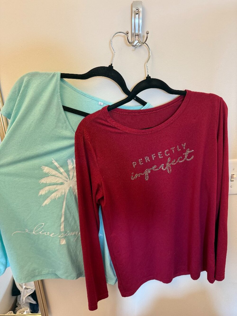 pack of 2 pajama tops